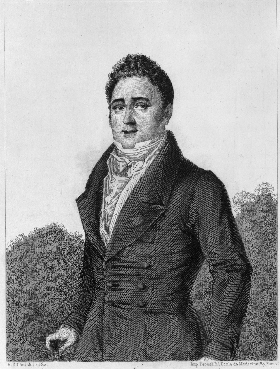 Jacques Lafitte (1767-1844), französischer Bankier und Politiker - Gravur in „Histoire de la vie politique et privée de Louis Philippe“ von Unknown artist