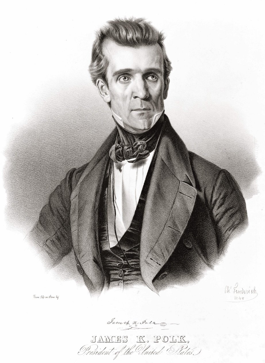 James K. Polk, Präsident der Vereinigten Staaten von Unknown artist