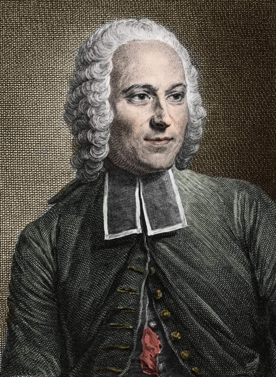Jean-Antoine Nollet (1700-1770), französischer Experimentalphysiker und Geistlicher - Porträt des Abbé Jean Antoine Nollet (1700-1770), französischer Physiker von Unknown artist