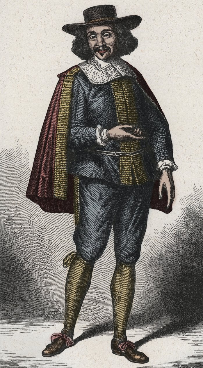 Jean Baptiste Poquelin Molière (1622-1673) von Unknown artist