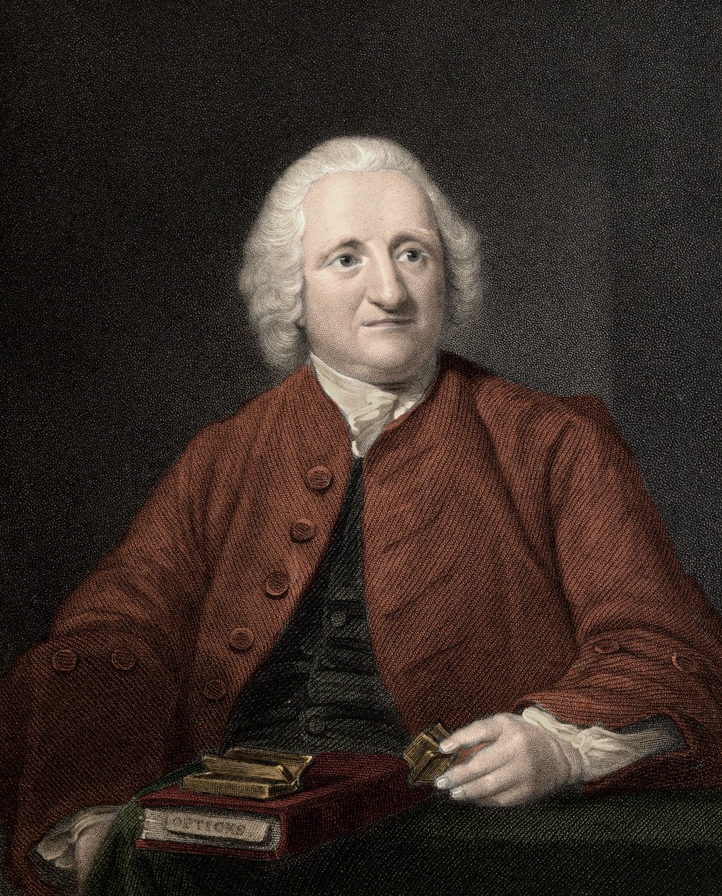 John Dollond (1706-1761) - Stich - 19. Jahrhundert von Unknown artist