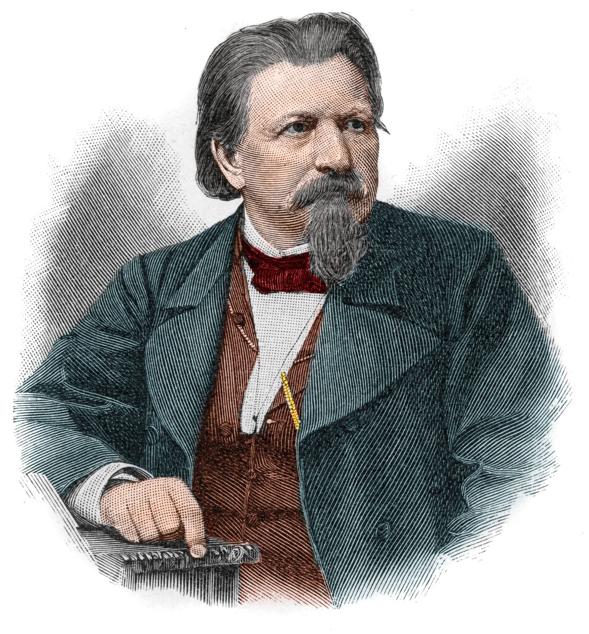 Karl Ferdinand Gutzkow (1811-1878), deutscher Schriftsteller, Dramatiker und Journalist. von Unknown artist