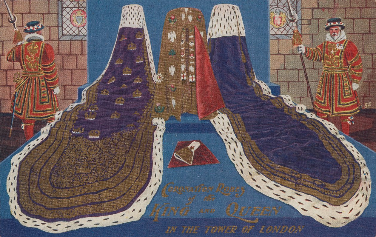 Krönungsroben von König Edward VII. von Unknown Artist