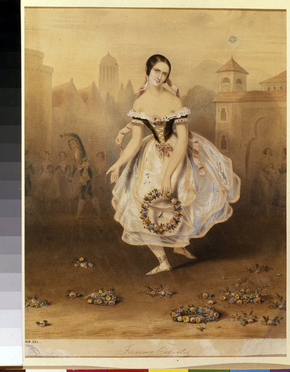 Die italienische Ballerina Fanny Cerrito von Unknown artist