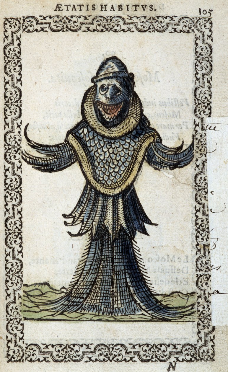 Le monine marin - in „Habits et effigies“ von Jean Sluperius von Unknown artist