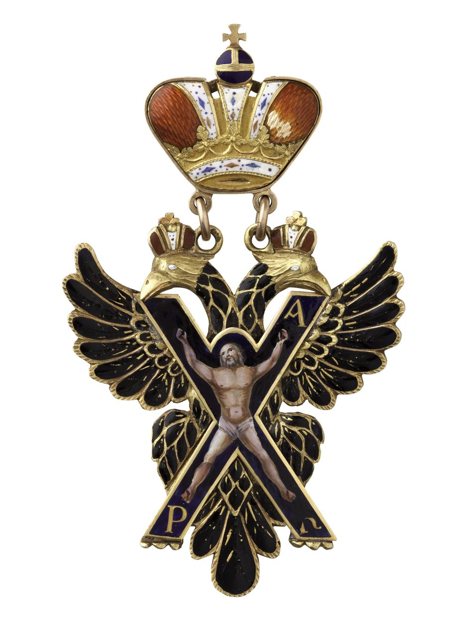 Abzeichen des Ordens des Heiligen Andreas des Erstberufenen von Unknown artist