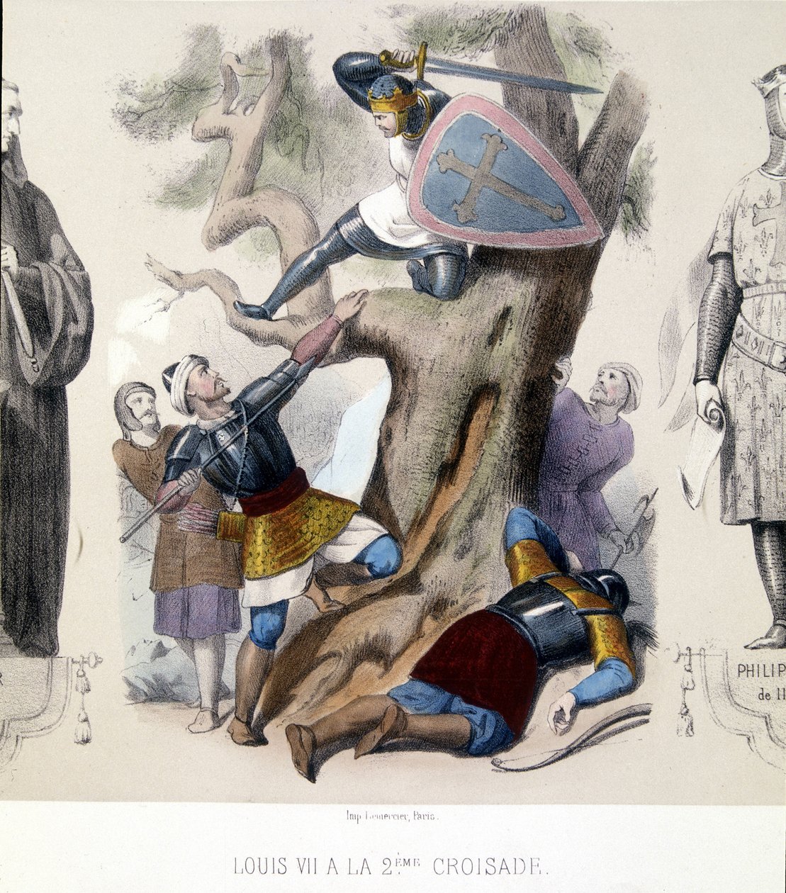 Ludwig VII. der Junge (1120/1180), Kapetinger während des 2. Kreuzzugs (1147/1149) von Unknown artist