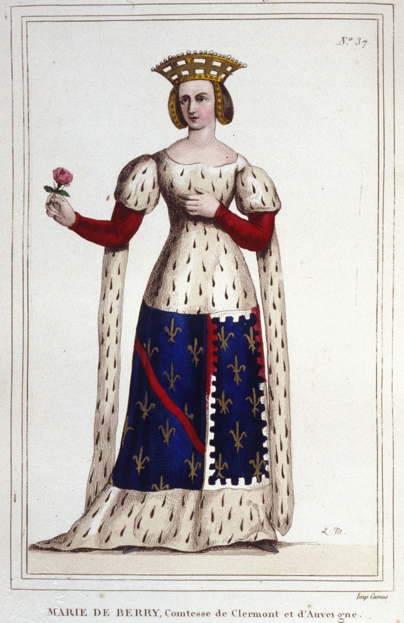 Marie de Berry (1367-1434). Gräfin von Clermont und Auvergne von Unknown artist