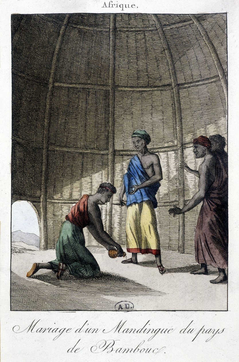 Hochzeit bei den Mandingues (Mali?), Afrika von Unknown artist