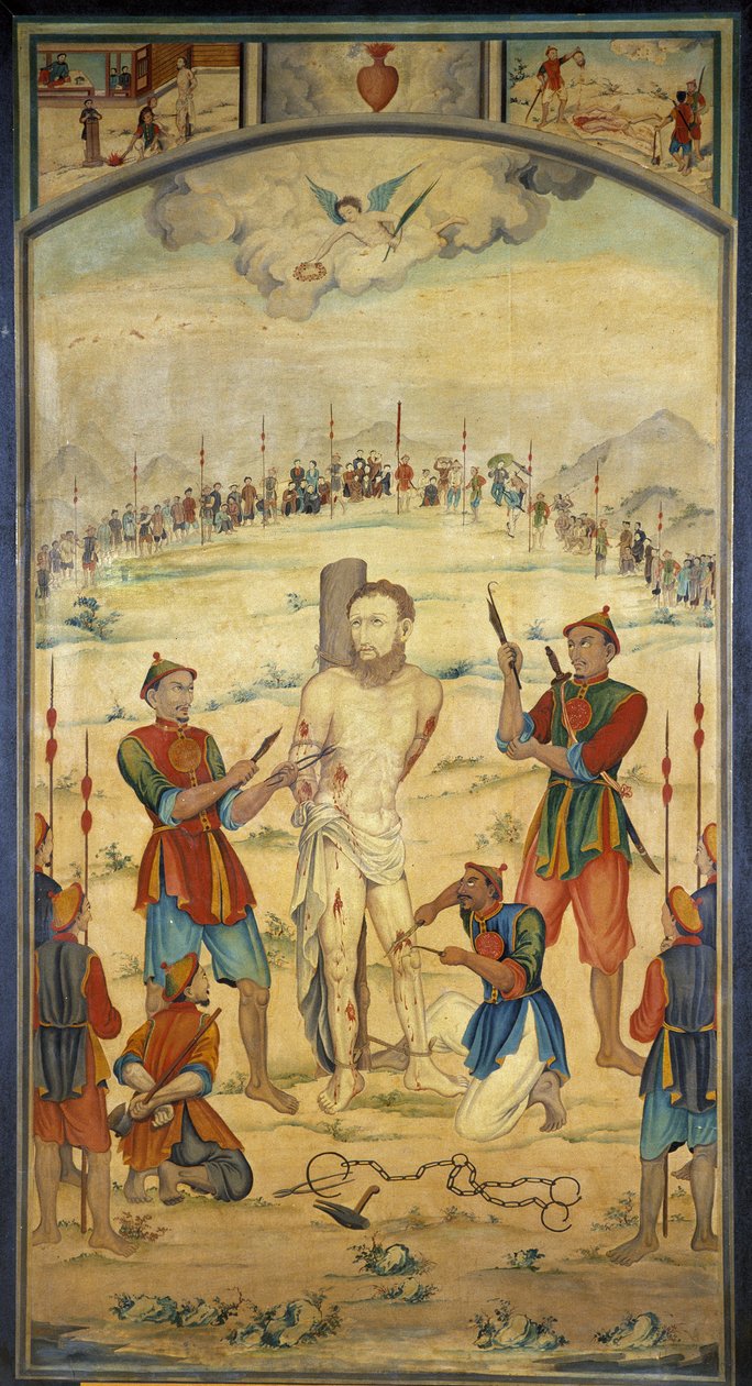 Martyrium des seligen Marchand Cochinchine von Unknown artist