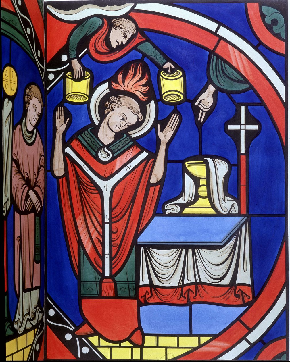 Mass. College Nachbildung eines Glasfensters aus der Kathedrale von Le Mans. Nachzeichnung des 19. Jahrhunderts von Unknown artist