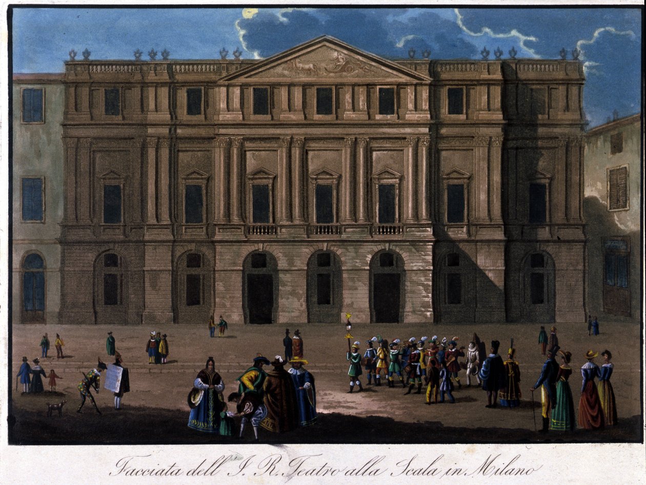 Mailand, La Scala, um 1810 von Unknown artist