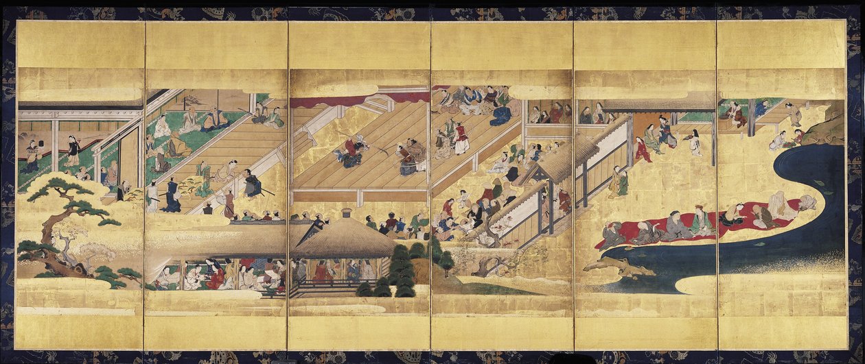 Noh-Spiel: Funa Benkei von Unknown artist