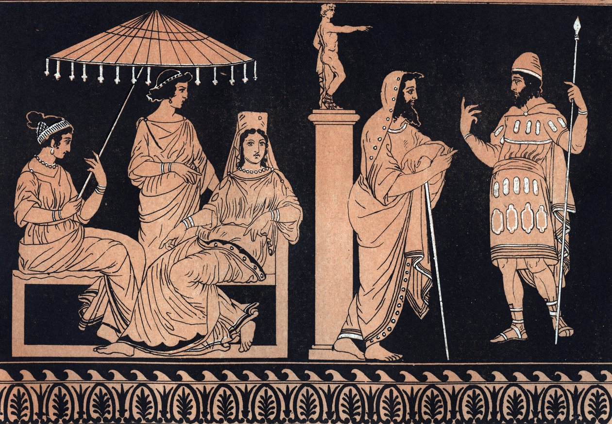 Odyssee von Homer: Odysseus am Hof von Alkinoos von Unknown artist