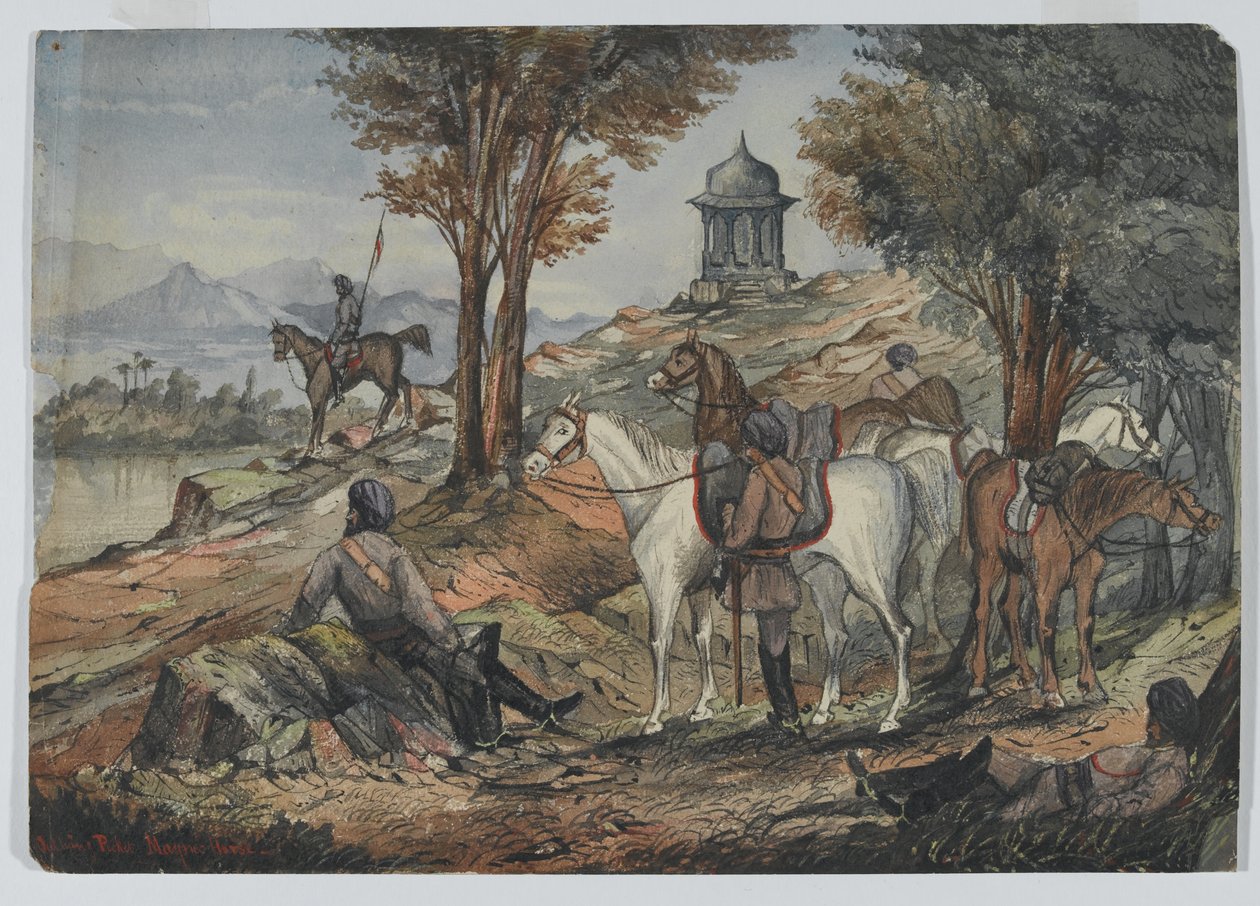 Außenposten, Maynes Horse, Central India Horse von Unknown artist