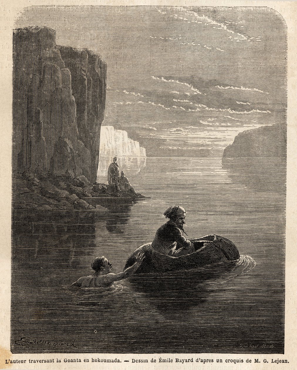 P. Marcoy auf einer Hokoumada von Unknown artist