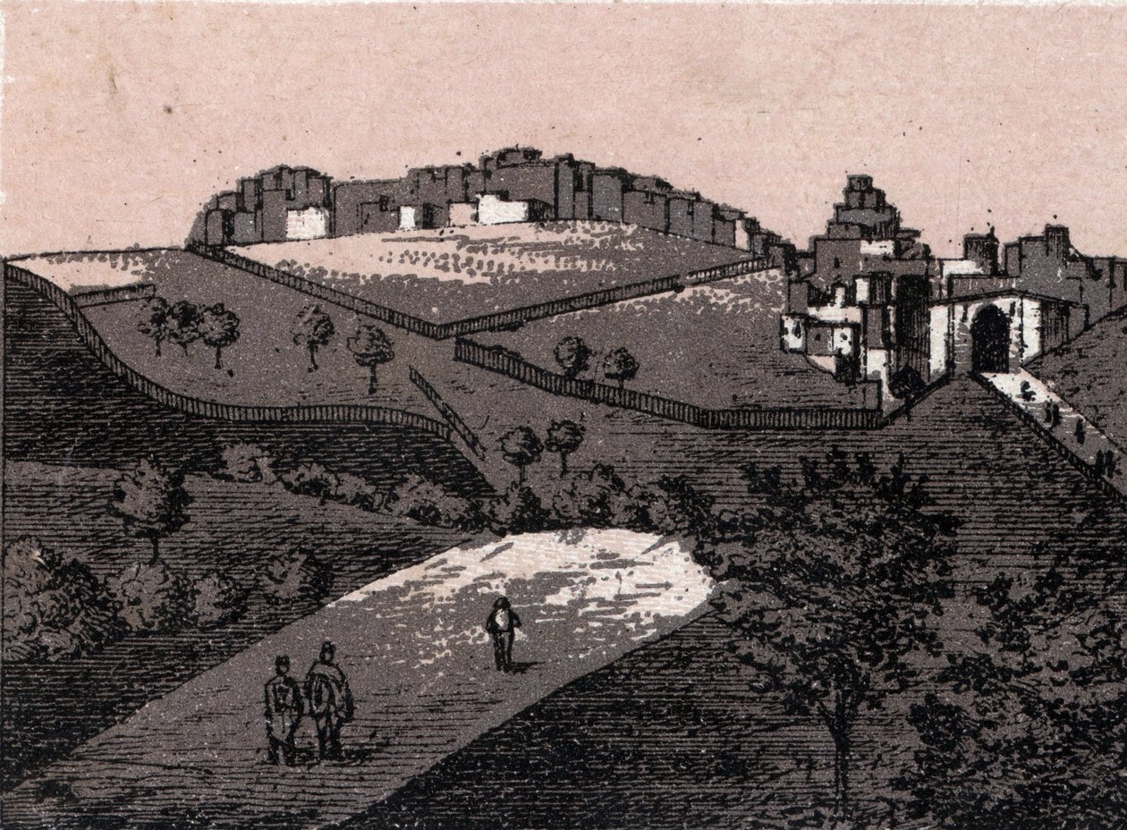 Palästina: Ansicht der Stadt Bethlehem. in „Die Welt illustriert 168 Ansichten“ Undatiert (spätes 19. Jahrhundert) von Unknown artist