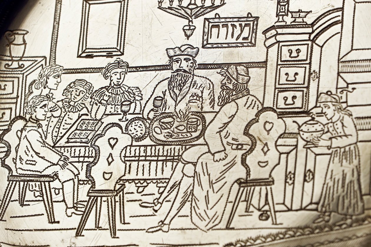 Pessach-Seder-Teller, 19. Jahrhundert von Unknown
