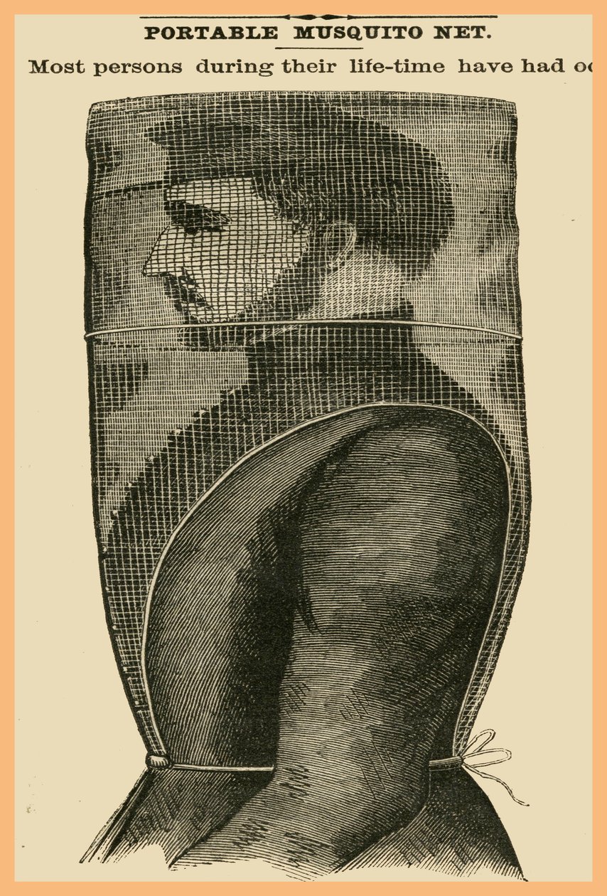 Tragbares Moskitonetz von Unknown Artist