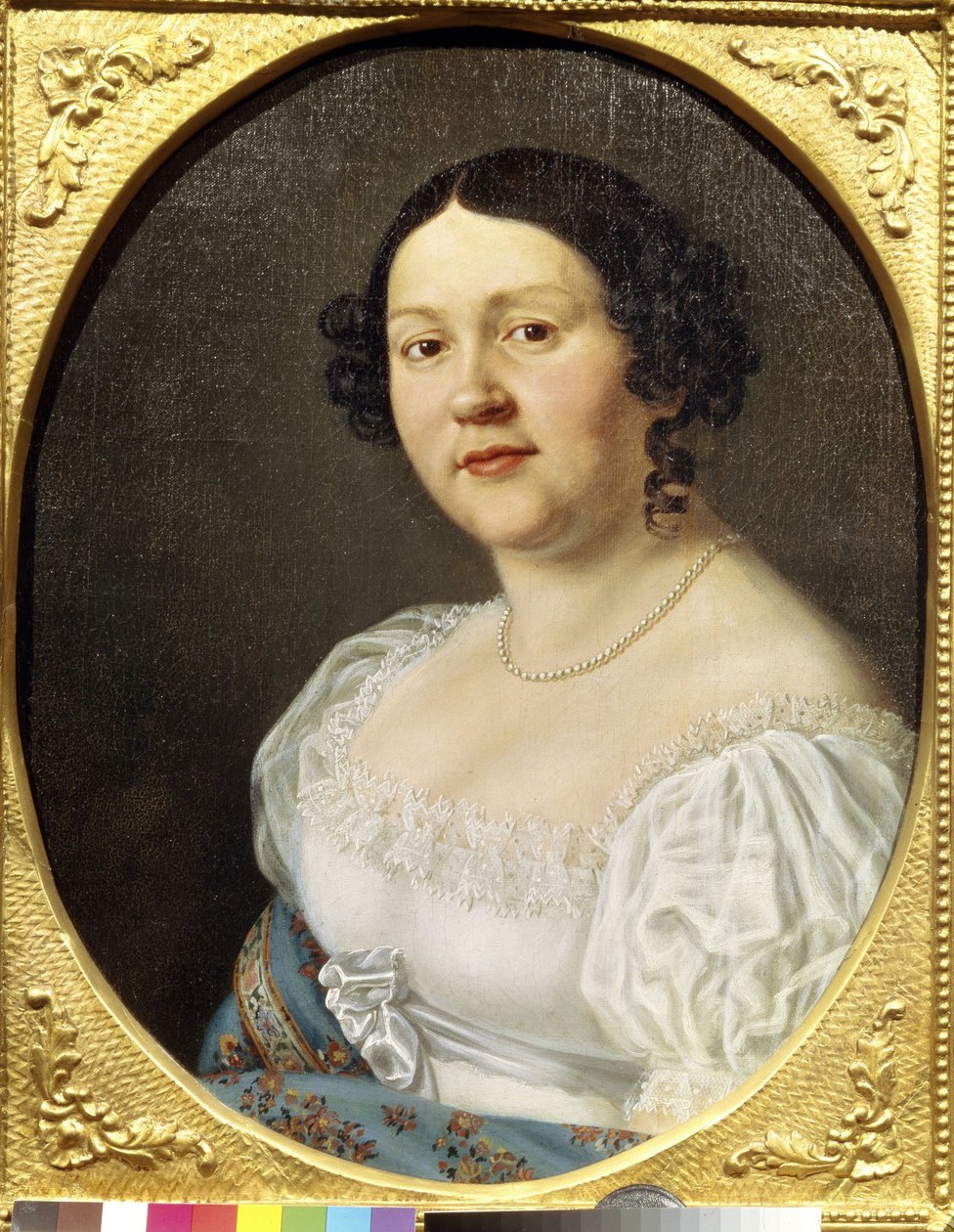 Porträt der Opernsängerin Sophia Wassiljewna Samoilowa von Unknown artist