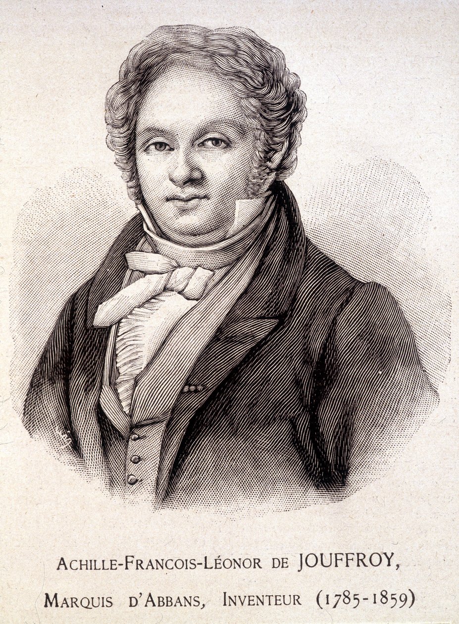Porträt von Achille François Léonor de Jouffroy, Marquis d