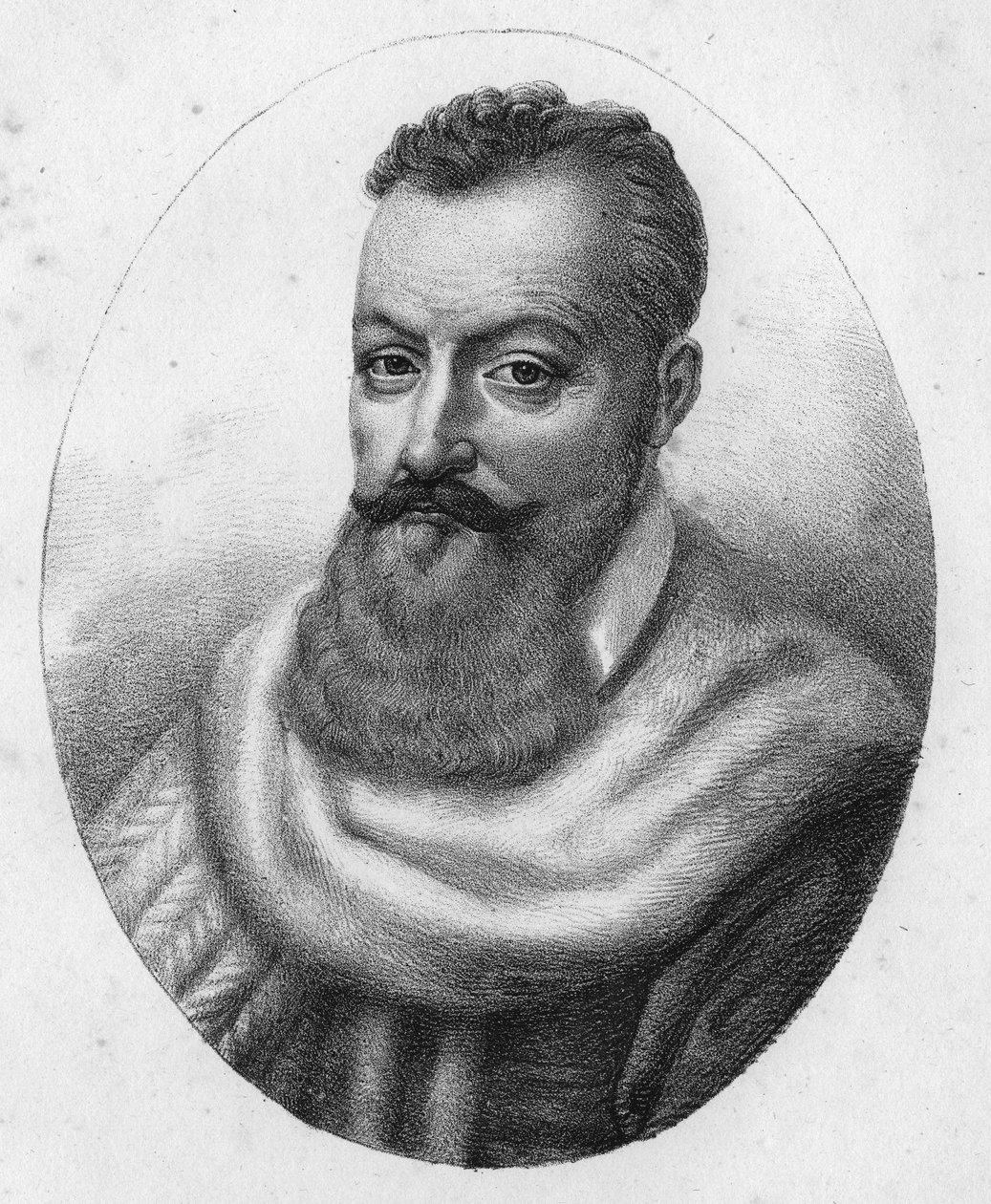 Porträt von Achilles de Harlay, Graf von Beaumont, Magistrat (1536-1619). von Unknown artist