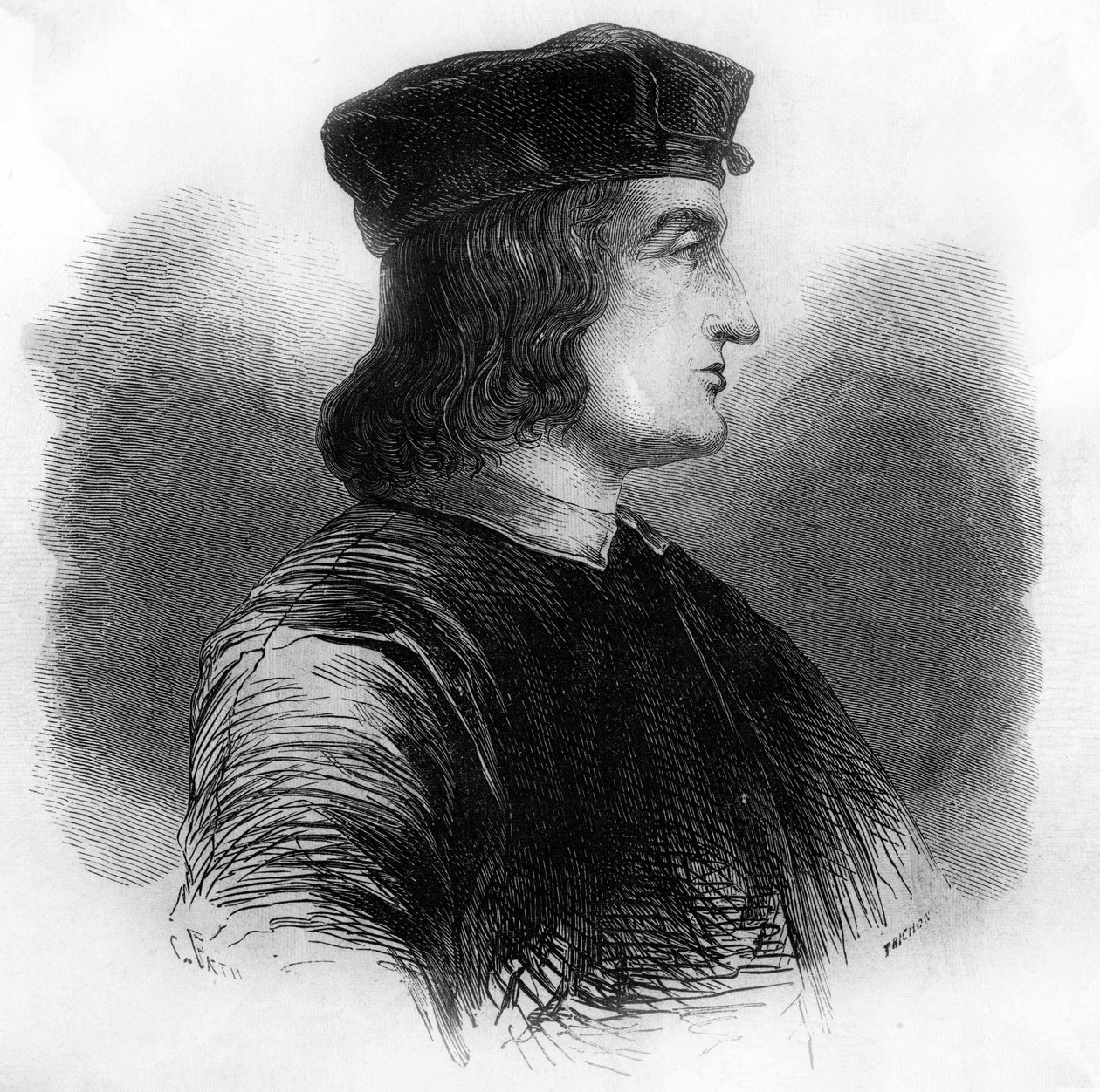 Porträt von Aldo Manuzio (Alde Manuce) (1449-1515) von Unknown artist