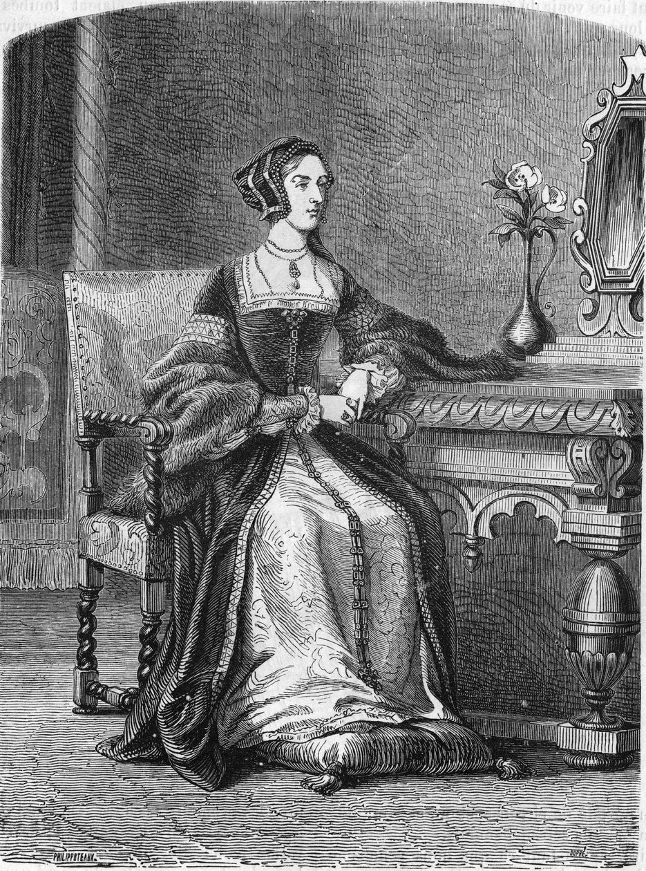 Porträt von Anne de Boleyn (Anna oder Ann Bolin und Anne Bullen) von Unknown artist