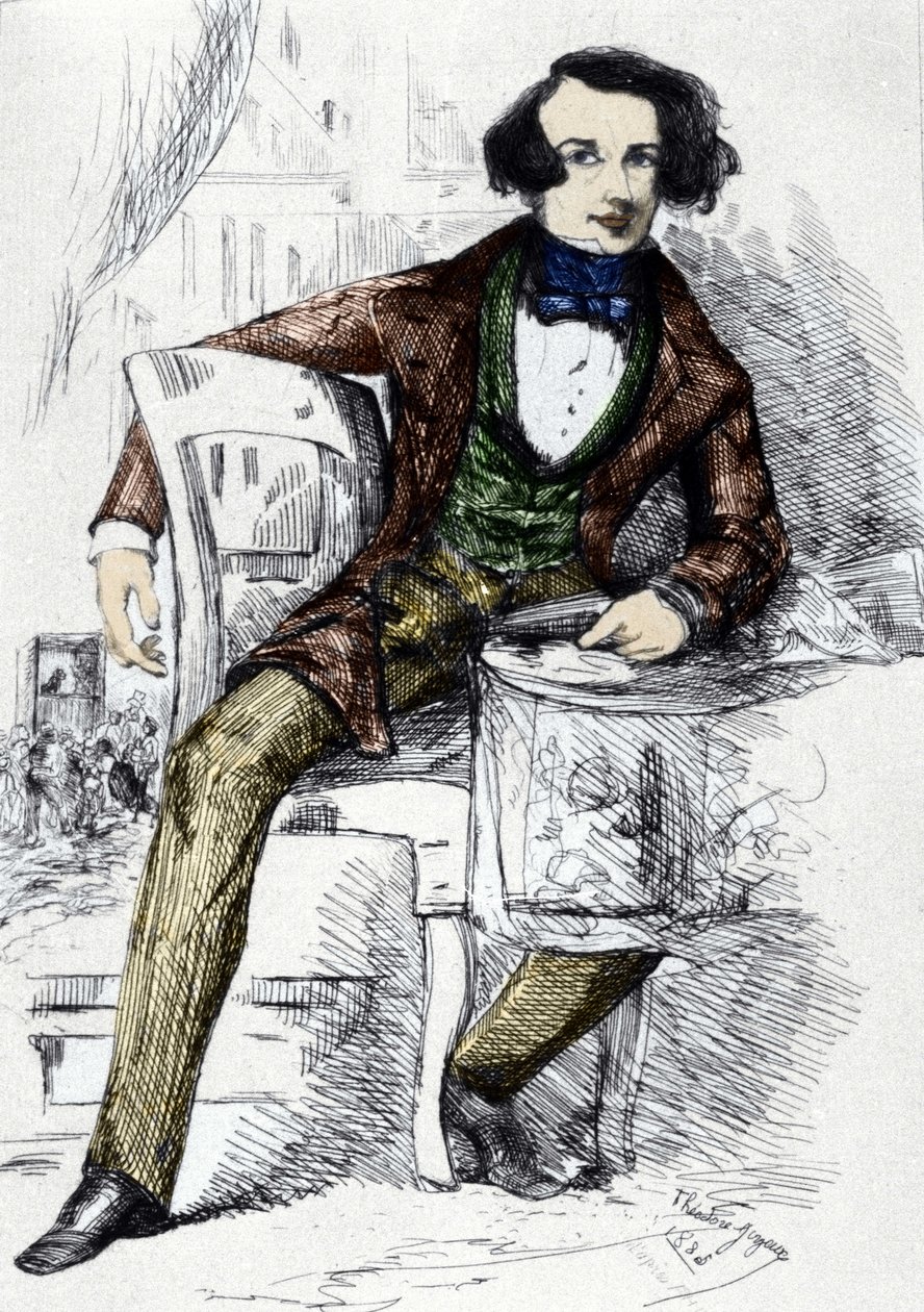 Porträt von Charles Dickens, englischer Schriftsteller von Unknown artist