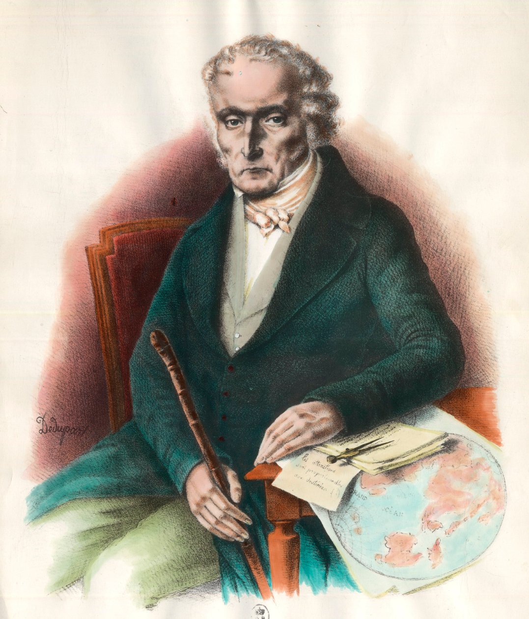 Porträt von Charles Fourier (1772-1837), französischer sozialistischer Theoretiker von Unknown artist