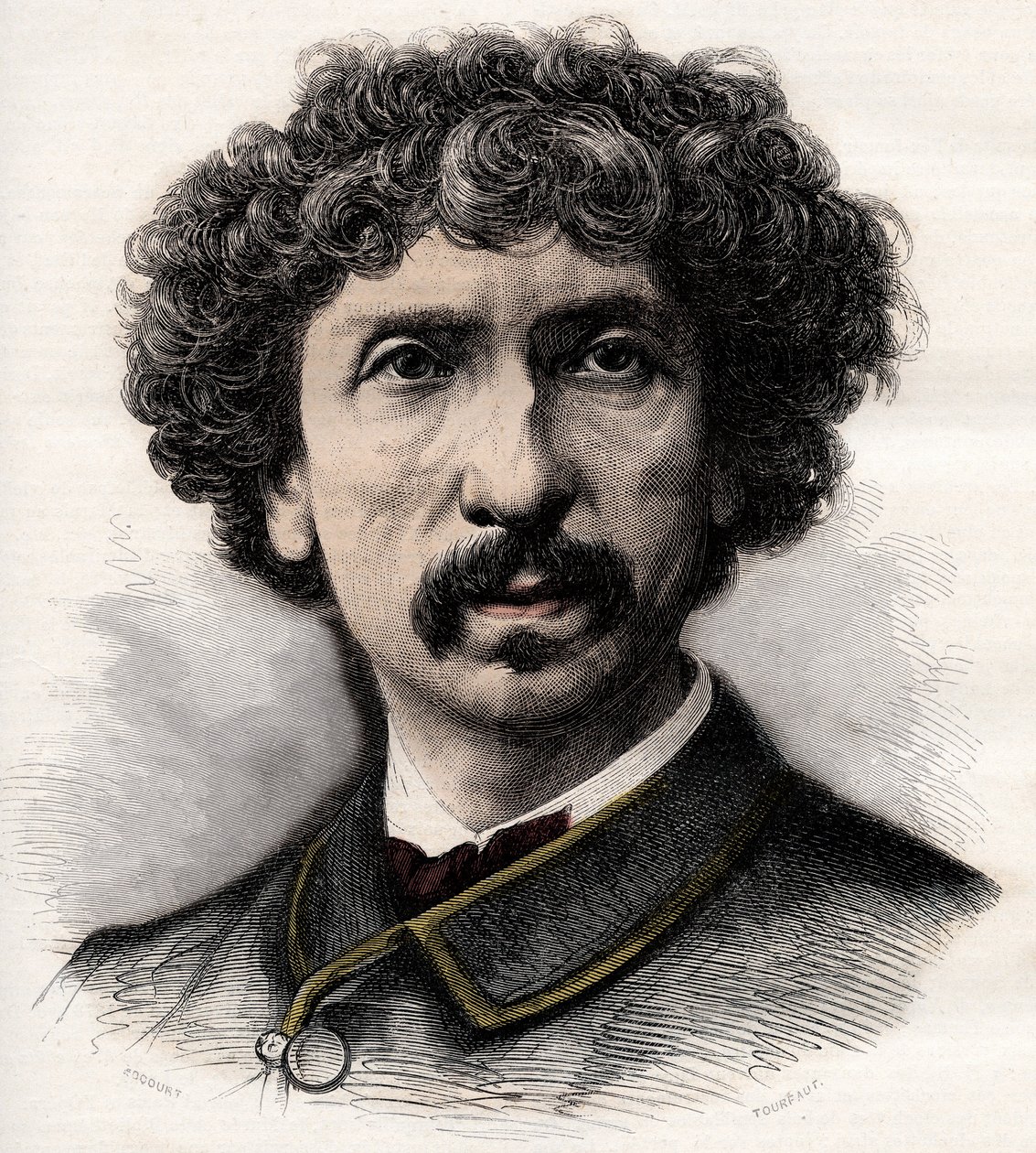 Porträt von Charles Garnier (1825-1898), französischer Architekt - Gravur in „La musique populaire“ illustrierten Wochenzeitung - 1882 von Unknown artist