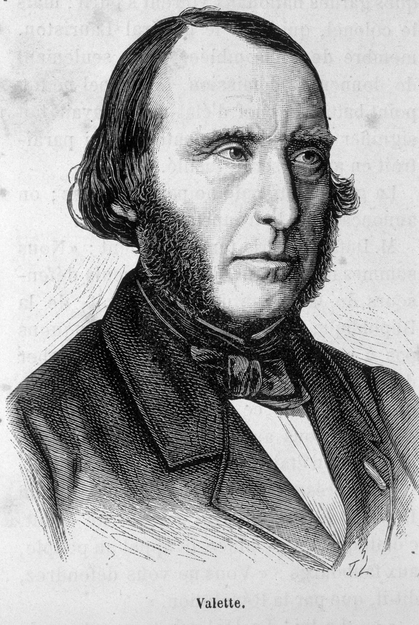 Porträt von Charles Guillaume Sourdille de Valletta (1792 - 1852), französischer Schriftsteller von Unknown artist