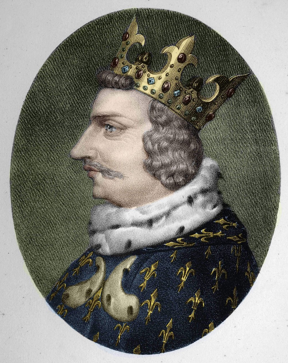 Porträt von Karl V. der Weise (1338 - 1380), König von Frankreich von Unknown artist