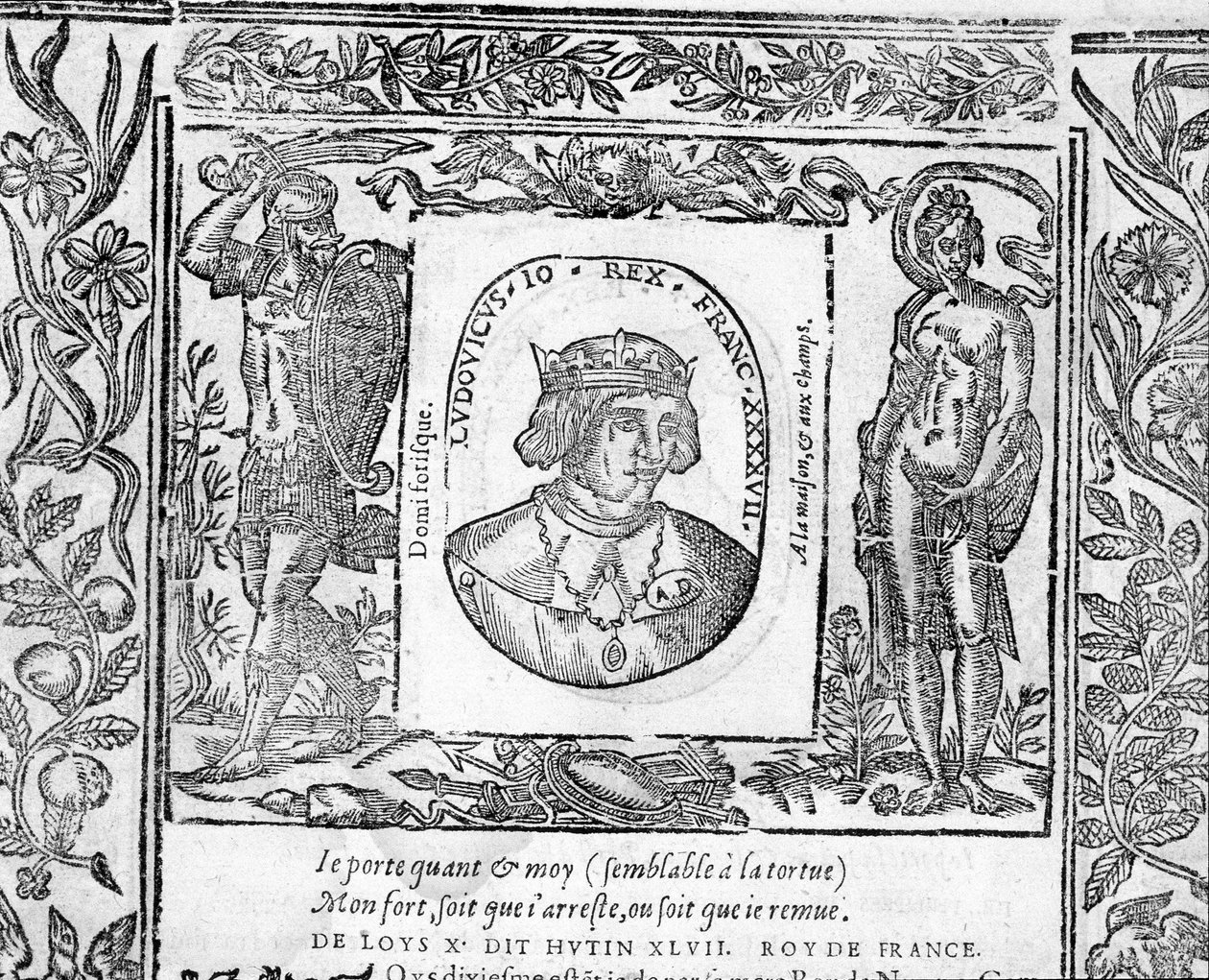 Porträt von Karl X Le Hutin, König von Frankreich von 1314 bis 1316 von Unknown artist