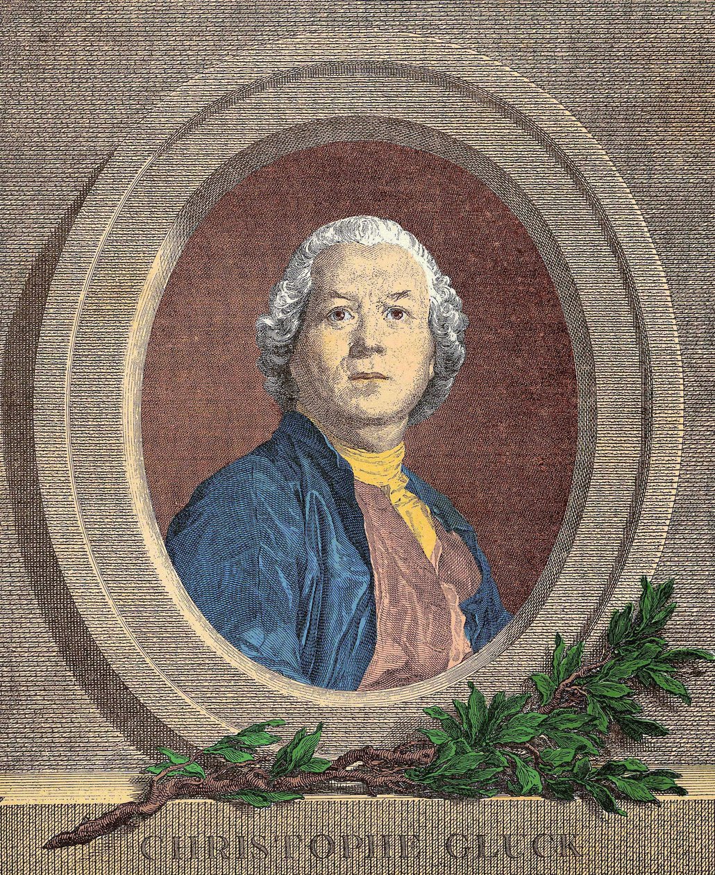 Porträt von Christoph Willibald, Ritter von Gluck (1714-1787), deutscher Komponist von Unknown artist