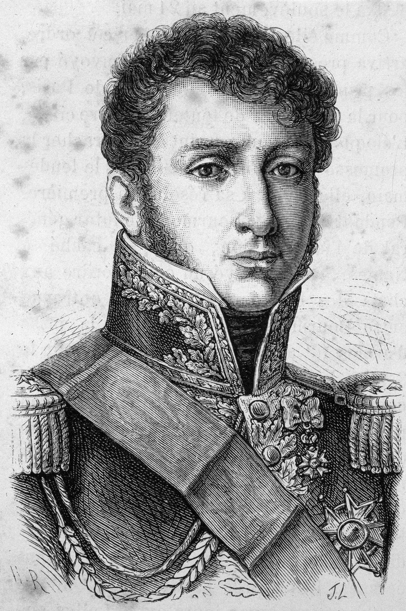 Porträt von Graf Charles Tristan von Montholon, französischer General (1783-1853) von Unknown artist