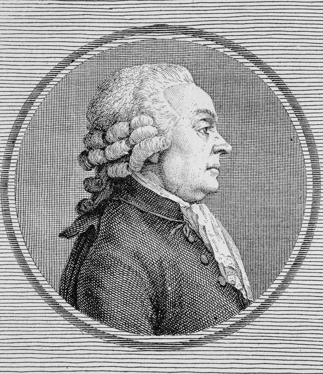 Porträt von Dionis du Séjour (1734 -?). Gravur aus dem späten 19. Jahrhundert in „Histoire de France“ von H. Martin von Unknown artist