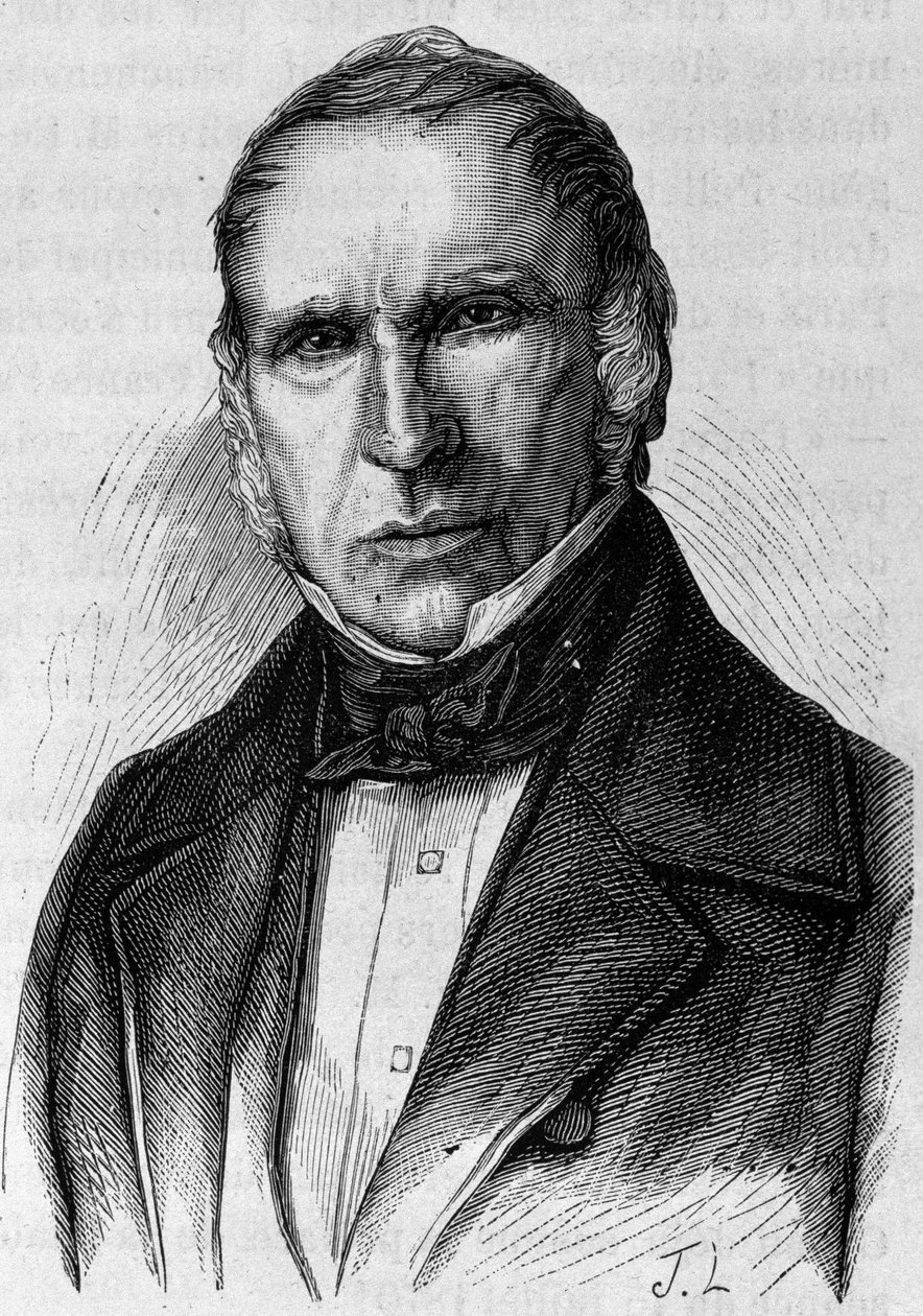 Porträt von Dupin Ainè (1783 - 1865). Gravur aus dem späten 19. Jahrhundert in „Histoire de France“ von H. Martin. von Unknown artist