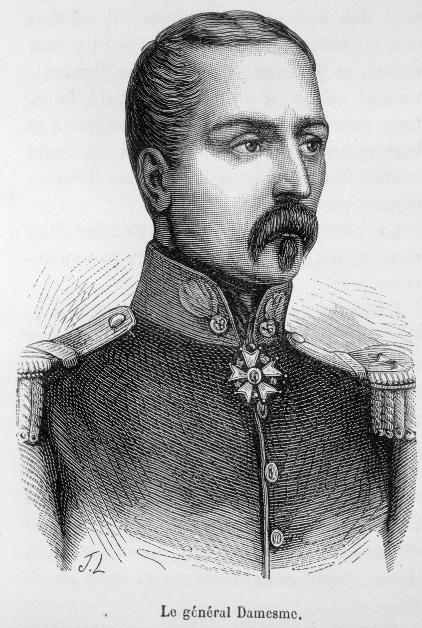 Porträt von Edouard Adolphe Deodat Marie Daesme (1807-1848), französischer Militär von Unknown artist