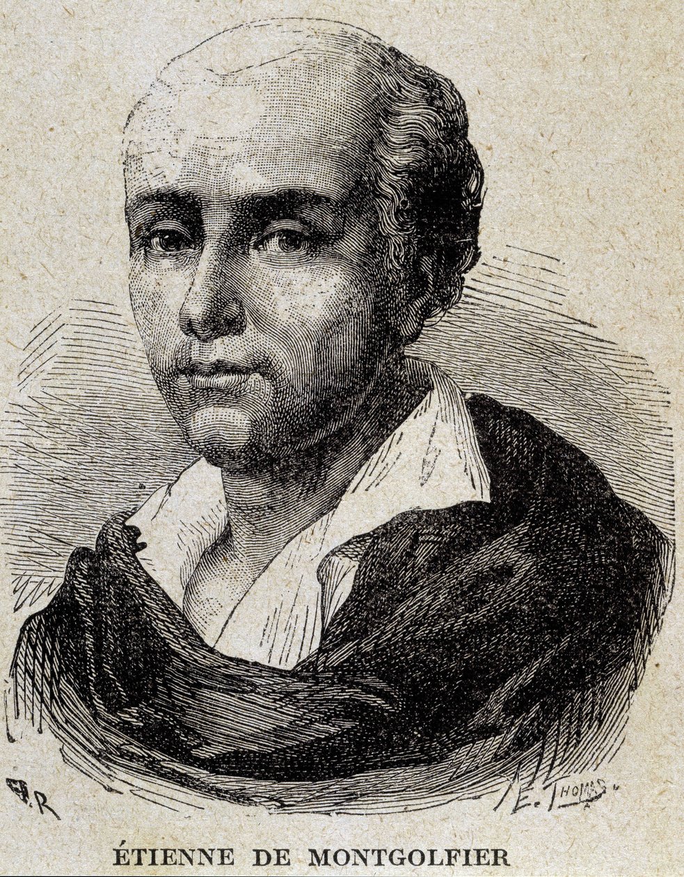 Porträt von Etienne de Montgolfier (1745 - 1799) von Unknown artist