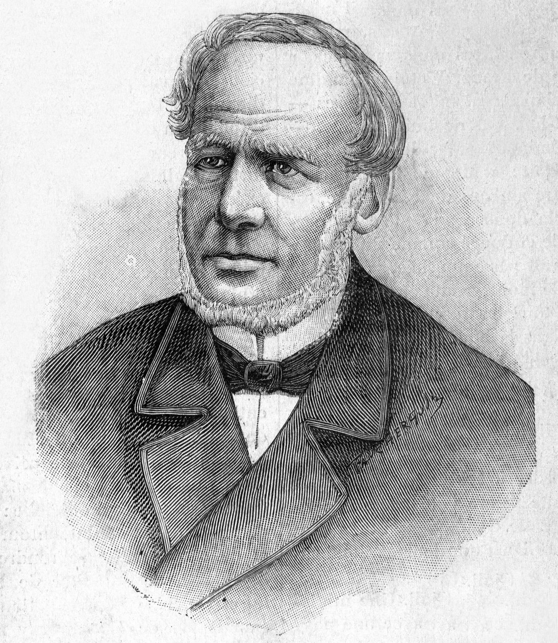 Porträt von Franz de Champagny (1804 - 1882) - in „Les Contemporains“, n.d. Ende 19. Jahrhundert von Unknown artist