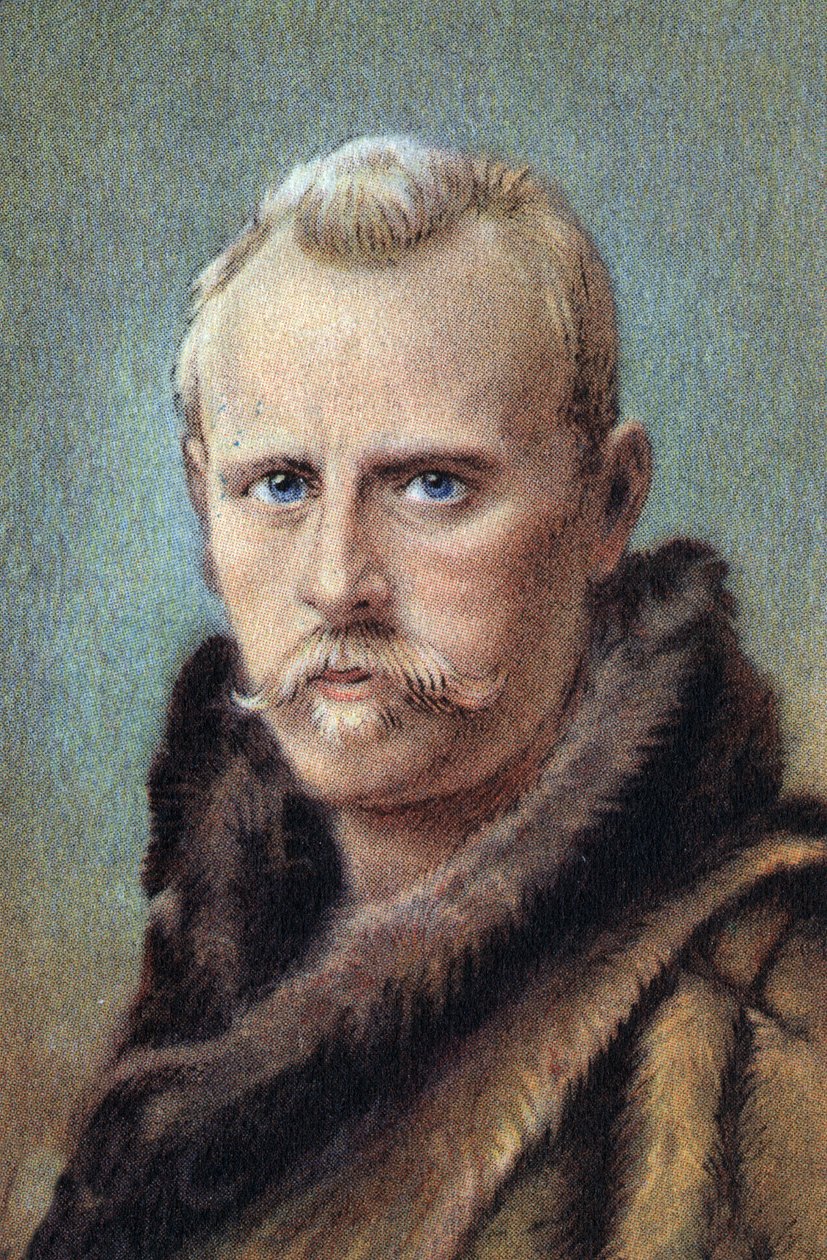 Porträt von Fridtjof Nansen, norwegischer Entdecker von Unknown Artist