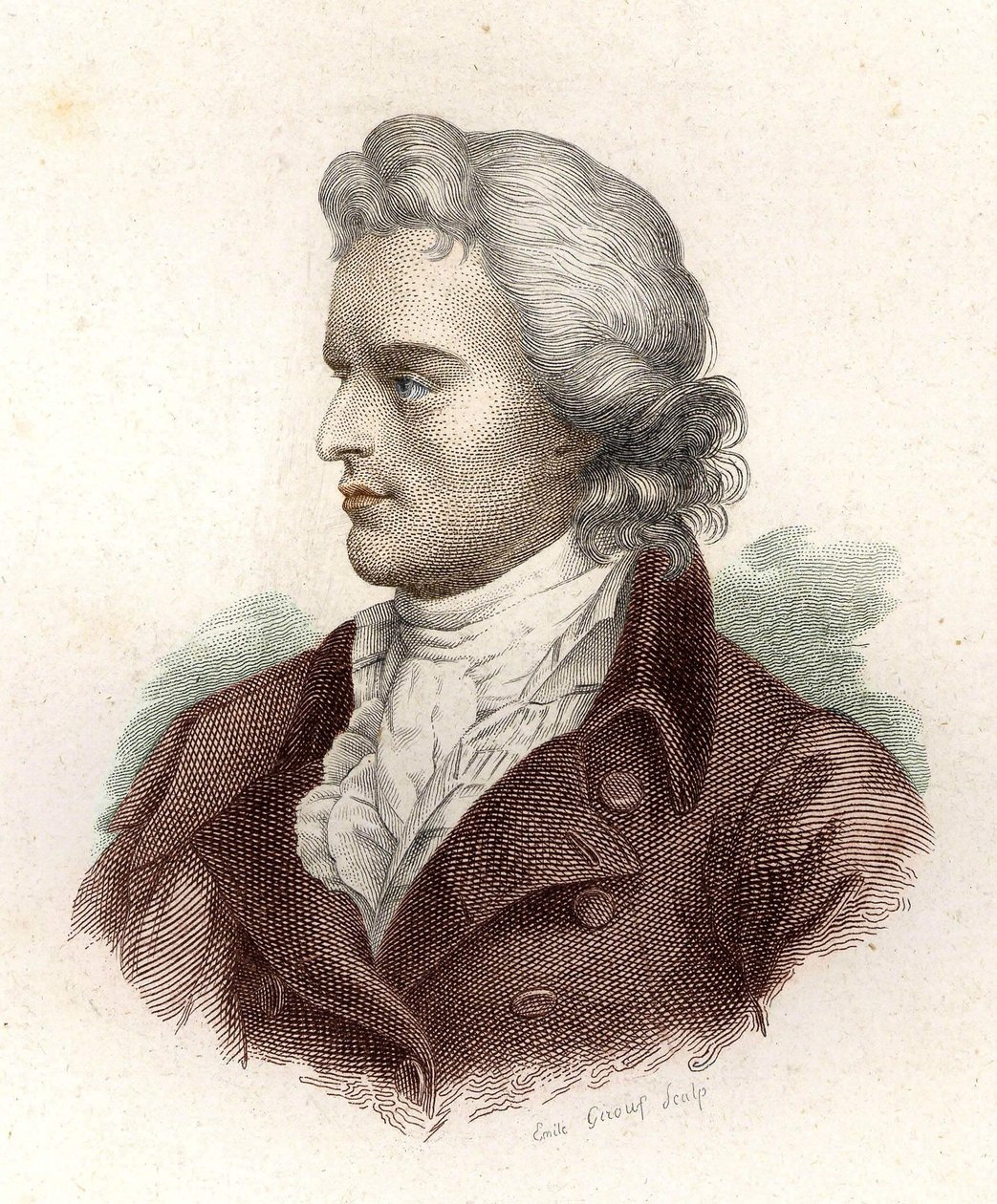 Porträt von Friedrich von Schiller (1759 - 1805) von Unknown artist