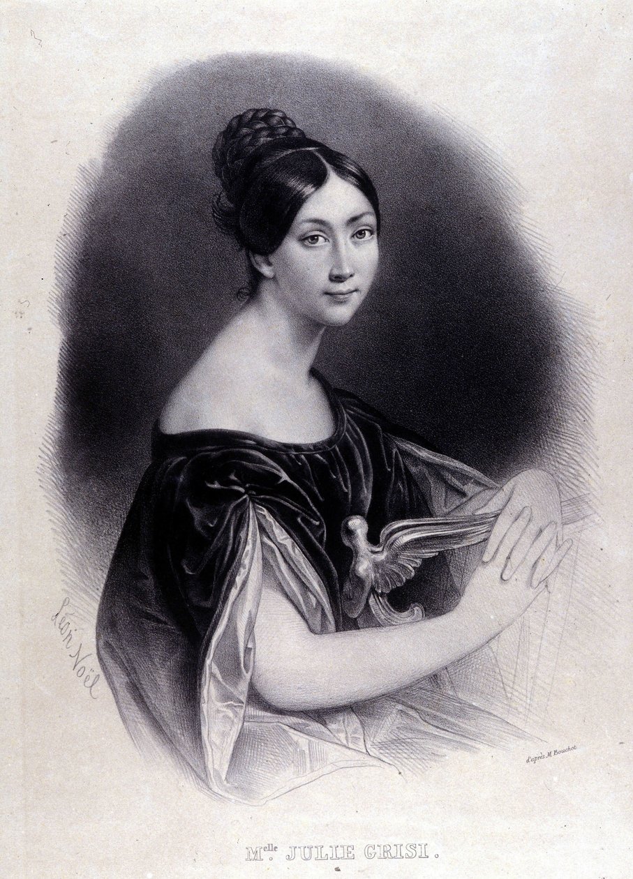 Porträt von Giulia Grisi, italienische Sopranistin von Unknown artist