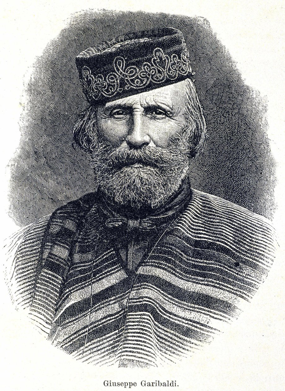Porträt von Garibaldi (1807 - 1882) von Unknown artist