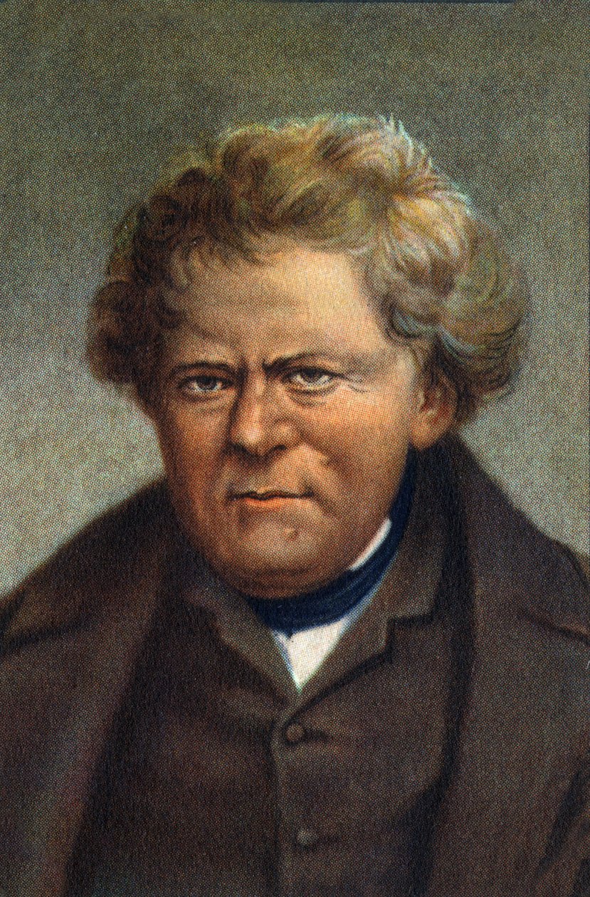 Porträt von Georg Ohm, deutscher Physiker von Unknown Artist