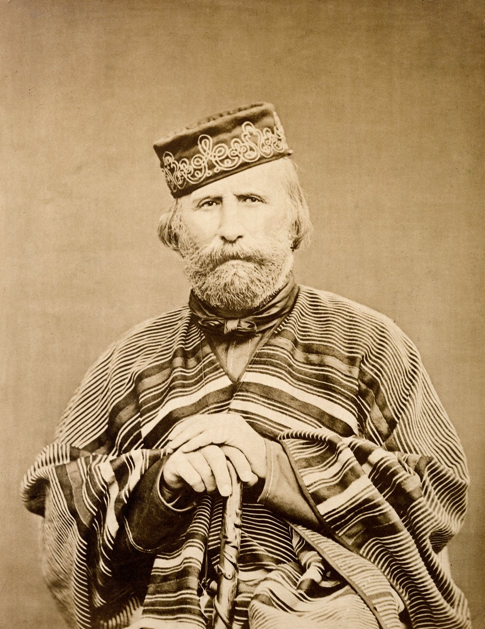Porträt von Giuseppe Garibaldi (1807-1882) 1865 von Unknown artist