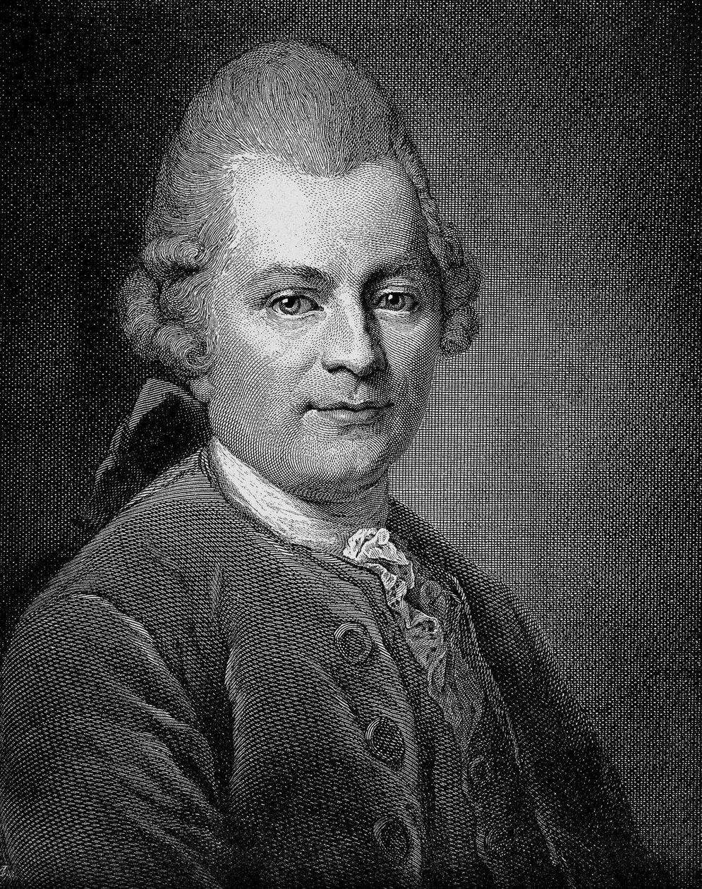 Porträt von Gotthold Ephraim Lessing (1729-1781), deutscher Schriftsteller und Dramatiker von Unknown artist