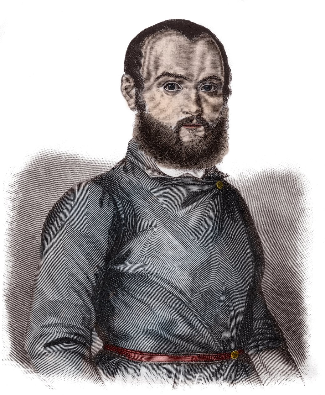 Porträt von Gustav von Struve (1805-1870) deutscher Politiker, Anwalt und Publizist - Gustav von Struve (1805-1870) deutscher Anwalt, Journalist und Politiker von Unknown artist
