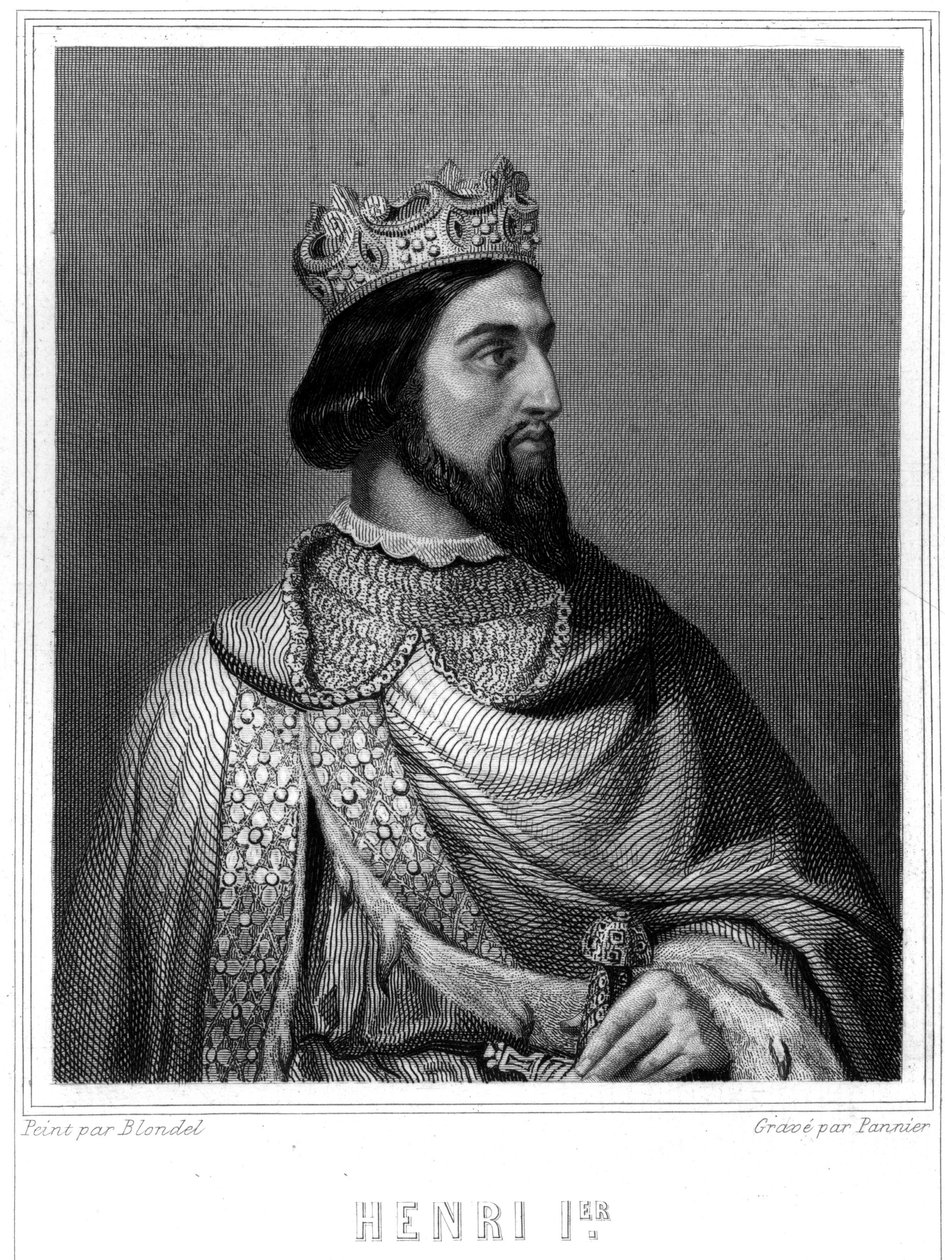 Porträt von Heinrich I. (ca. 1008-1060), König von Frankreich - in „Histoire des Français“ von Lavallée, Gravur, sd. von Unknown artist